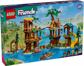 42631 LEGO Friends Piedzīvojumu nometnes mājiņa kokā , 8+ gadi, 2024. gada modelis