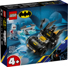 76301 LEGO® Marvel Super Heroes Betmens un Betmenauto pret Misteru Salu, 4+ gadi, 2025 gada modelis