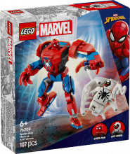 76308 LEGO® Marvel Super Heroes Zirnekļcilvēka robots pret Anti-Venom ,6 + gadi, 2025 gada modelis