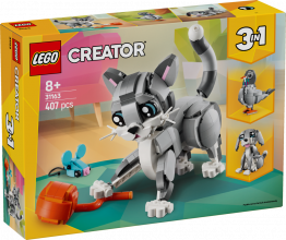 31163 LEGO® Creator Rotaļīgais kaķis, 8+ gadi, 2025 gada modelis