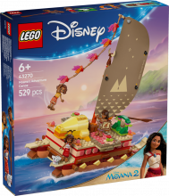 43270 LEGO® Disney Princess Vaianas piedzīvojumu kanoe , 6+ , модель 2025 года