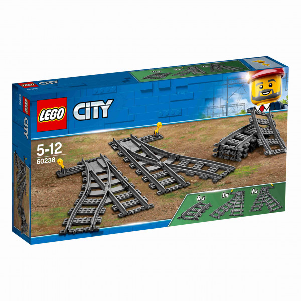 60238 LEGO® City Pārmiju sliedes, 5-12 gadi