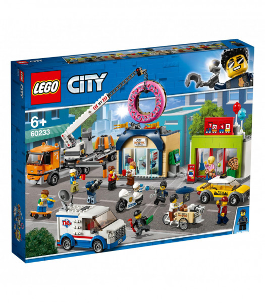 60233 LEGO® City Открытие магазина по продаже пончиков, 6+ лет,модель 2019 года