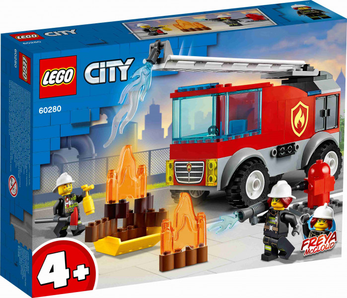 60280 LEGO® City Пожарная машина с лестницей, 4+ лет, 2021 выпуск