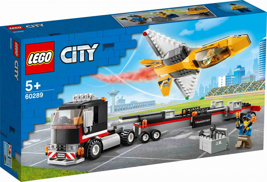 60289 LEGO® City Транспортировка самолёта на авиашоу, c 5+ лет. 2021 выпуск