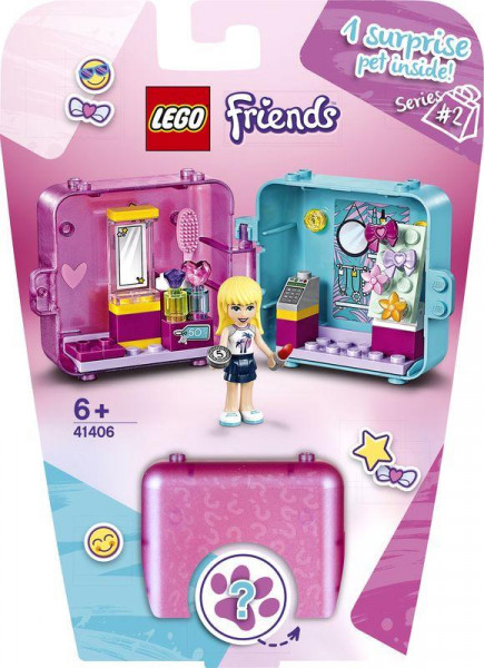 41406 LEGO® Friends Stefānijas iepirkšanās rotaļu kubs, 6+ gadi