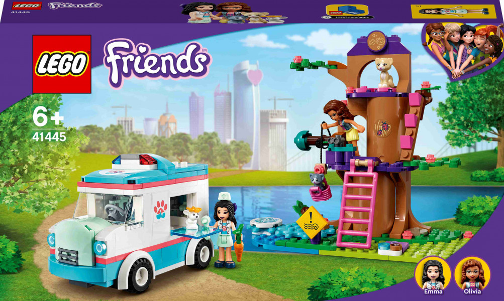 41445 LEGO® Friends Машина скорой ветеринарной помощи, 6+ лет, 2021 г. выпуск