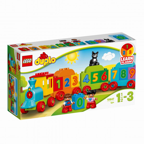 10847 LEGO® DUPLO Ciparu vilciens, 1,5-3 gadi