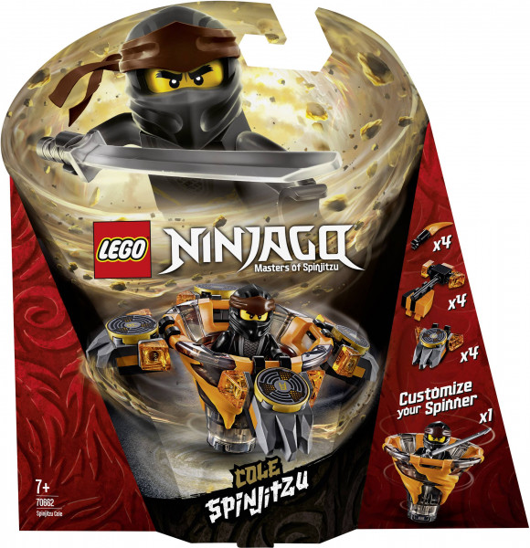 70662 LEGO® Ninjago Spinjitzu Cole, 7+ gadi