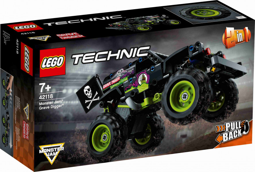 42118 LEGO® Technic Monster Jam® Grave Digger®, 7+ лет, 2021 г. Выпуск