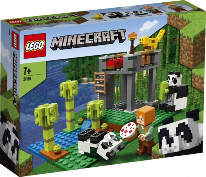 21158 LEGO® Minecraft Pandu bērnistaba, 7+ gadi