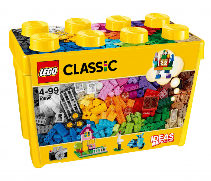 10698 LEGO® Classic Large Creative Brick Box, 4-99 gadi