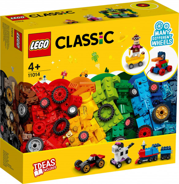 11014 LEGO® Classic Кубики и колёса, 4+ лет, 2021 г. Выпуск