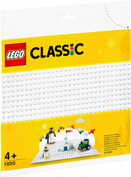 11010 LEGO® Classic Белая базовая пластина, 4+ лет