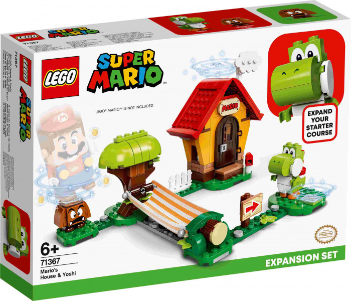 71367 LEGO® Super Mario Mario mājas un Joši paplašinājuma maršruts, 6+ gadi