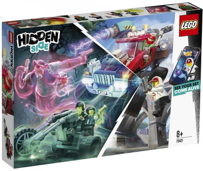 70421 LEGO® Hidden Side Трюковый грузовик Эль-Фуэго, 8+ лет