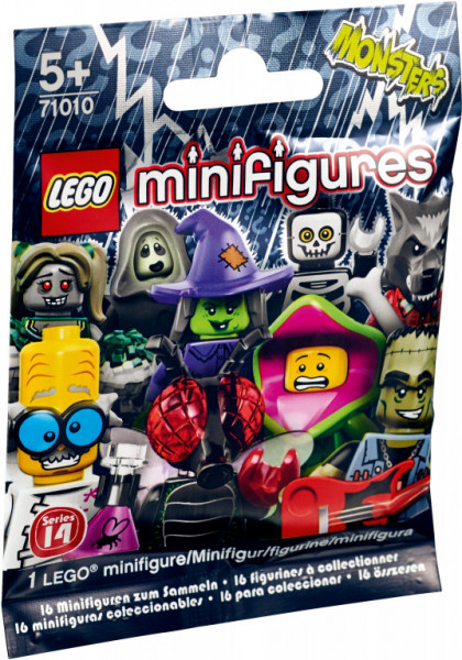 71010 Lego Monster minifigūras 14. sērija, 5 gadi