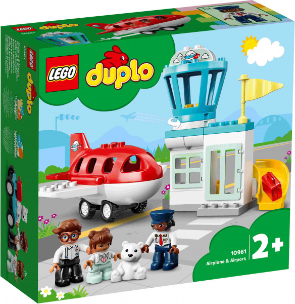 10961 LEGO® DUPLO Самолет и аэропорт, 2+ лет, 2021 г. Выпуск