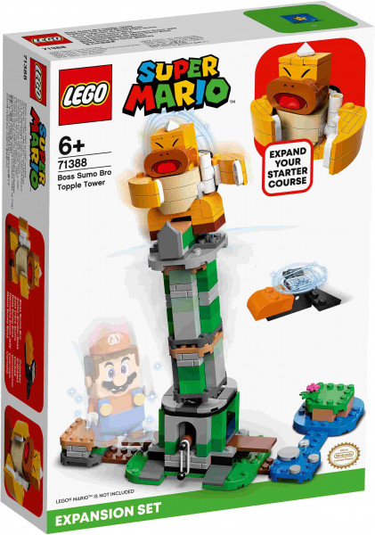 71388 LEGO® Super Mario Дополнительный набор «Падающая башня босса братца-сумо», с 6+ лет, 2021