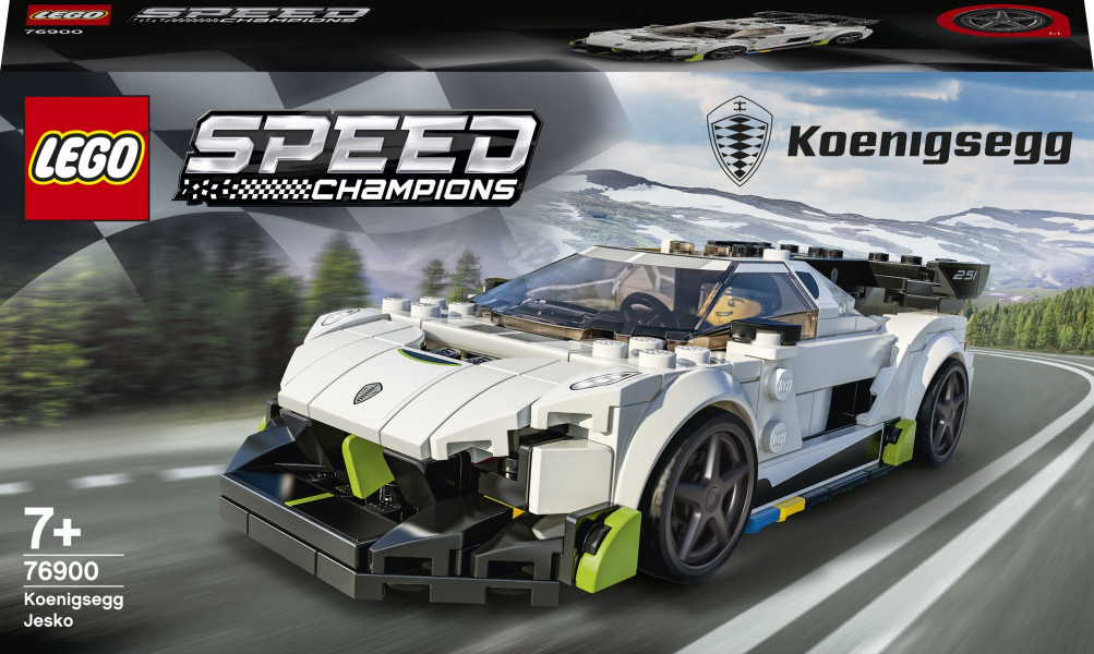 76900 LEGO® Speed Champions Koenigsegg Jesko, no 7+ gadiem, 2021 gada modelis