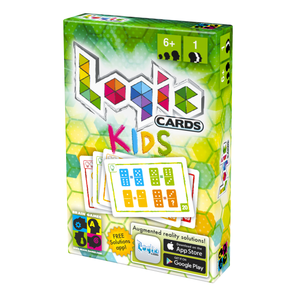 Brain Games galda spēle Logic cards Kids, prāta mežgis bērniem 6+