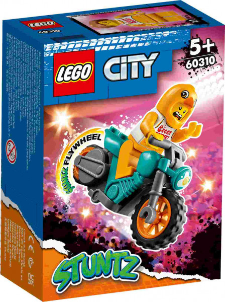 60310 LEGO® City Cāļa triku motocikls, 5+ gadi, 2022 gada modelis