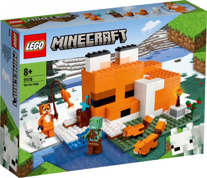 21178 LEGO® Minecraft Лисья хижина, 8+ лет, 2022