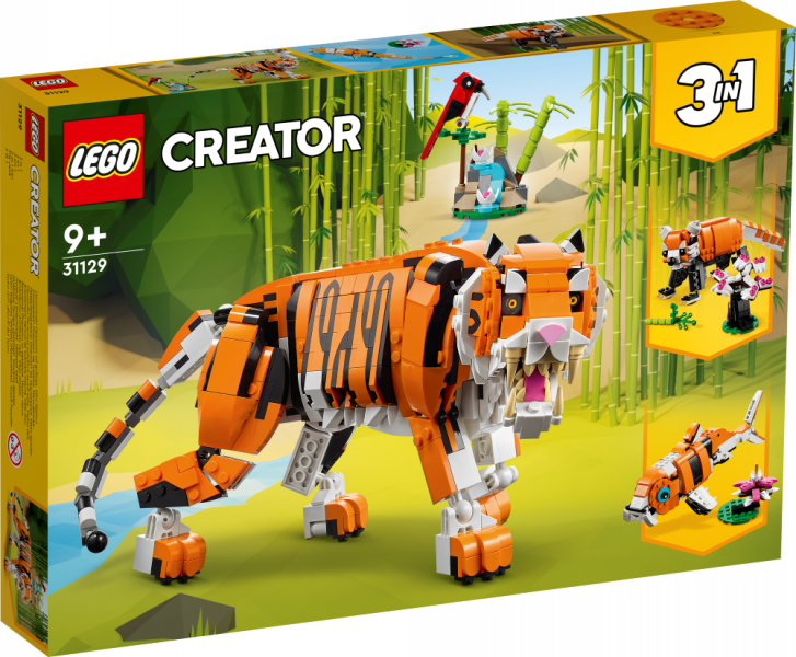 31129 LEGO® Creator Величественный тигр, 9+ лет, 2022