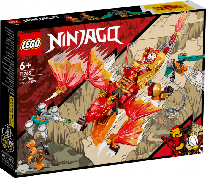 71762 LEGO® Ninjago Kai ugunspūķis EVO 6+ gadi, 2022 gada modelis