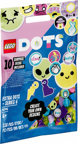 41946 LEGO® Dots Тайлы DOTS — серия 6. 6+ лет, 2022