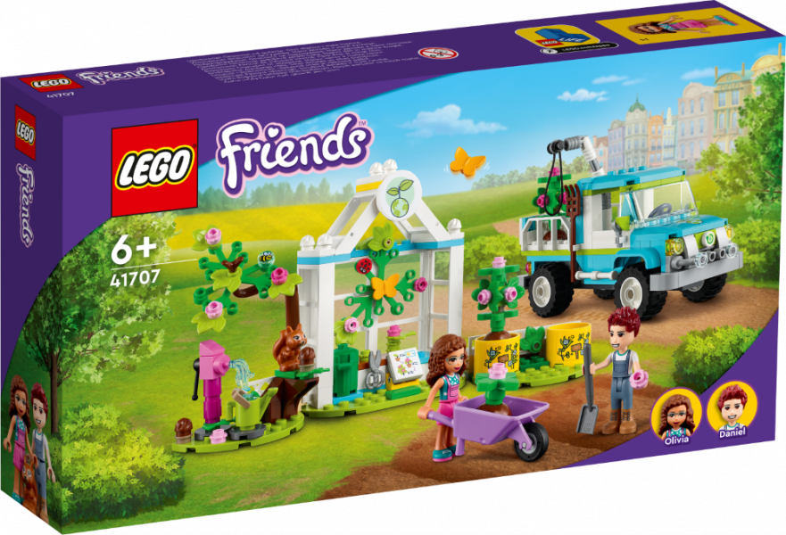 41707 LEGO® friends Koku stādīšanas auto 6+ gadi, 2022 gada modelis