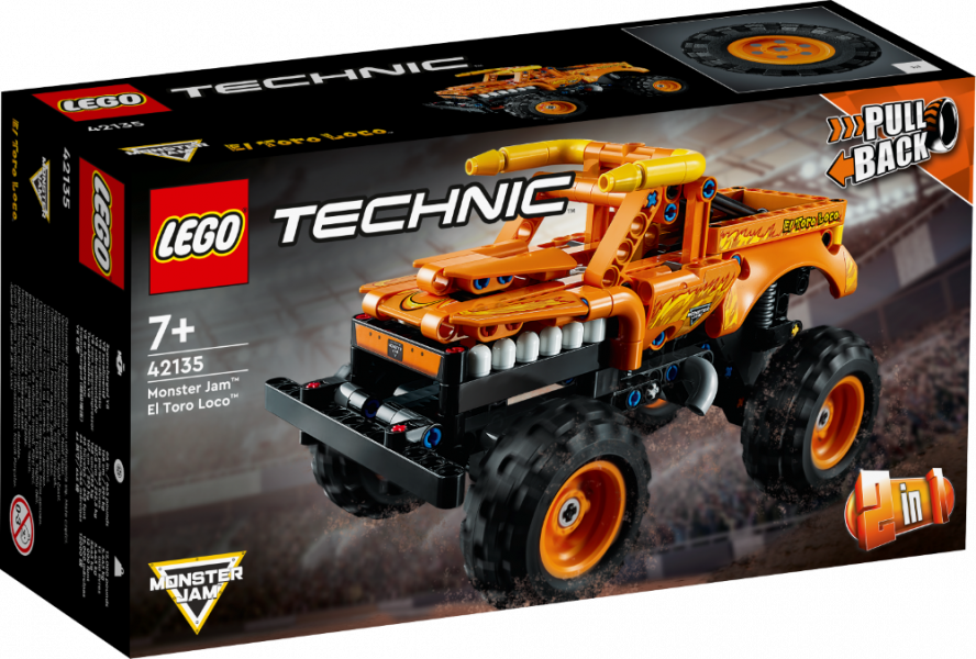 42135 LEGO® Technic Monster Jam™ El Toro Loco™, 7+ gadi, 2022