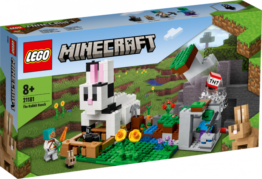 21181 LEGO® Minecraft Trušu saimniecība, 8+ gadi, 2022 gada modelis