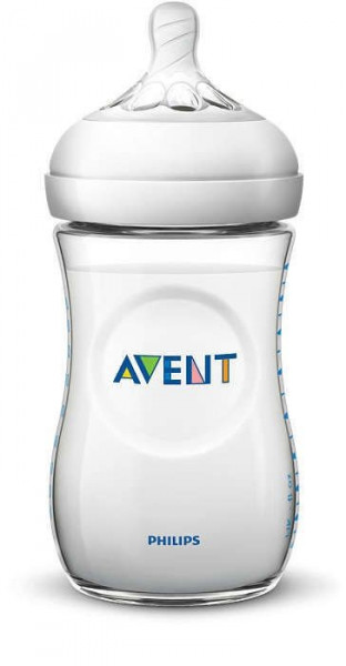 Philips Avent Natural Barošanas pudelīte, 260 ml, 1+ mēn., SCF033/17