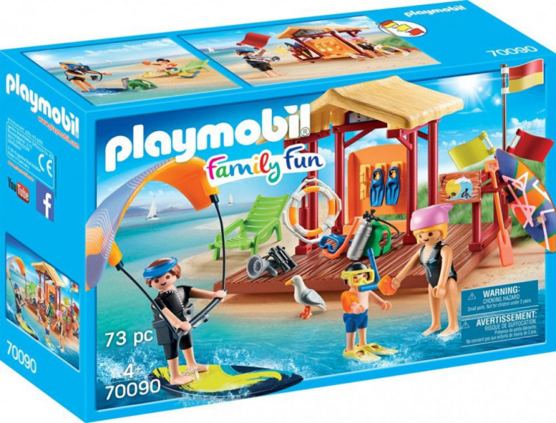 70090 PLAYMOBIL® Family Fun Ūdens sporta apmācības centrs, no 4 gadu vecuma