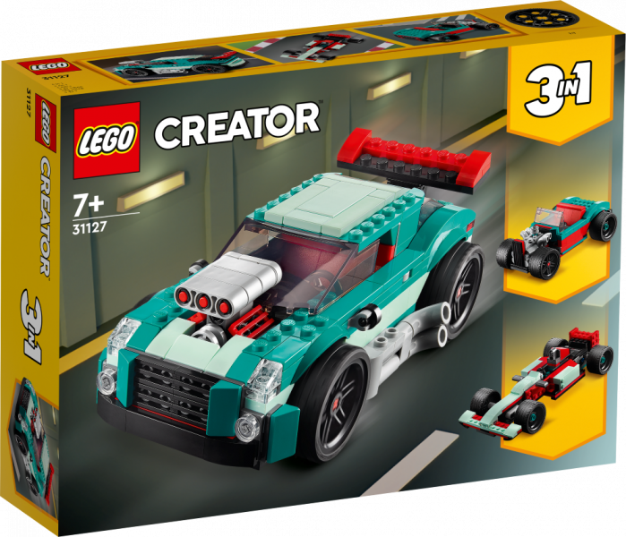 31127 LEGO® Creator Уличные гонки, 7+ лет,модель 2022 года