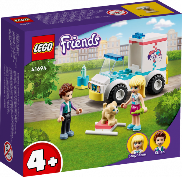 41694 LEGO® Friends Скорая ветеринарная помощь, 4+ лет,модель 2022 года