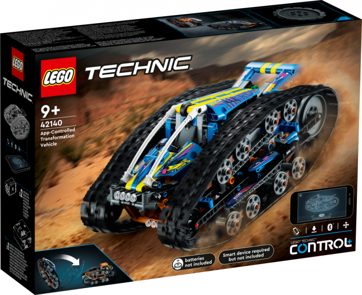 42140 LEGO® Technic Ar lietotni vadāms pārbūvējams transportlīdzeklis, 9+ gadi, 2022. gada modelis