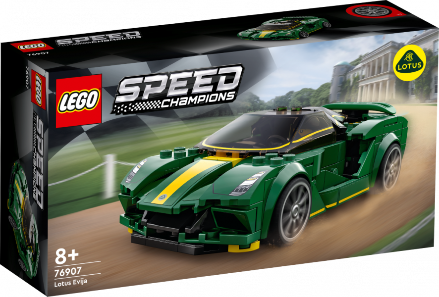 76907 LEGO® Speed Champions Lotus Evija 7+ лет,модель 2022 года