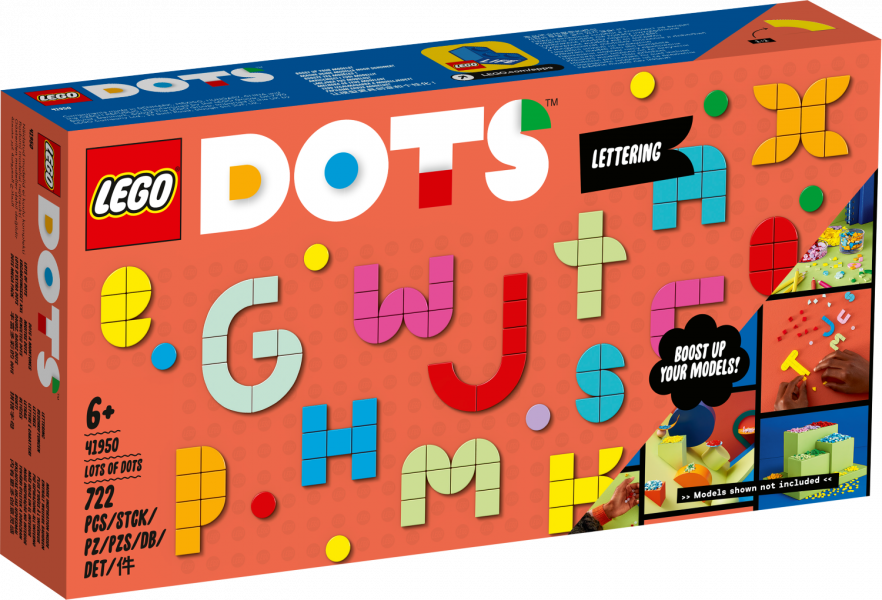 41950 LEGO® DOTS Daudz, daudz DOTS: burti, 6+ лет,модель 2022 года