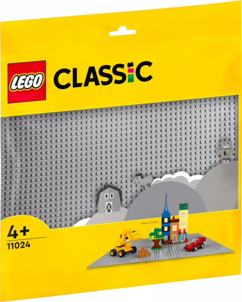 11024 LEGO® Classic Серая базовая пластина 38x38, 4+ лет,модель 2022 года