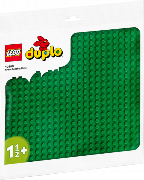 10980 LEGO® DUPLO Зеленая пластина для строительства, 1½+ лет,модель 2022 года