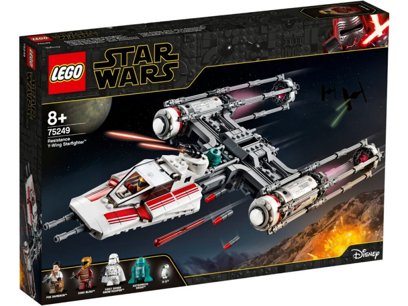 75249 LEGO® Star Wars Resistance Y-Wing Starfighter™, no 8+ gadi, 2019 gada modelis