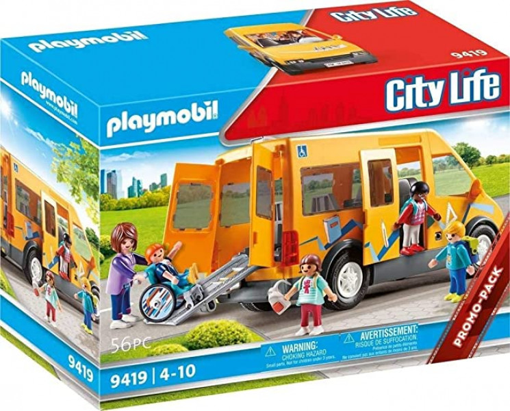 9419 PLAYMOBIL® City Life Skolas autobuss, no 4 gadu vecuma