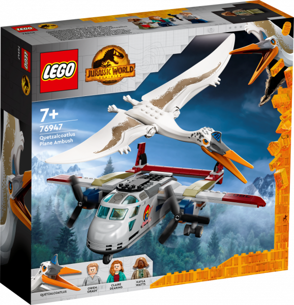 76947 LEGO® Jurassic World Кетцалькоатль: нападение на самолёт , 7+ лет,модель 2022 года