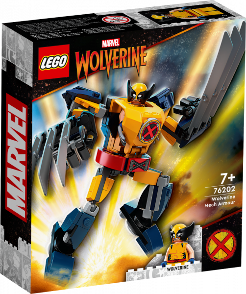 76202 LEGO® Marvel Super Heroes Vilknadža robotbruņas, 7+ gadi, 2022. gada modelis