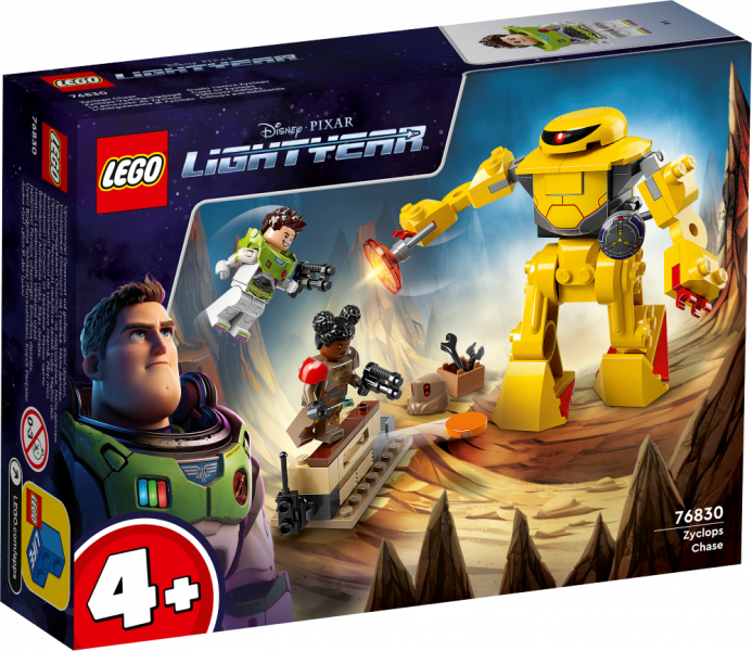 76830 LEGO® Lightyear Ciklopa pakaļdzīšanās, 4+ gadi, 2022. gada modelis