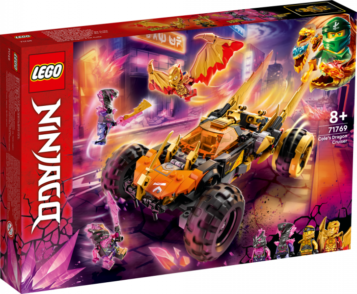 71769 LEGO® Ninjago Драконий вездеход Коула, 8+ лет,модель 2022 года