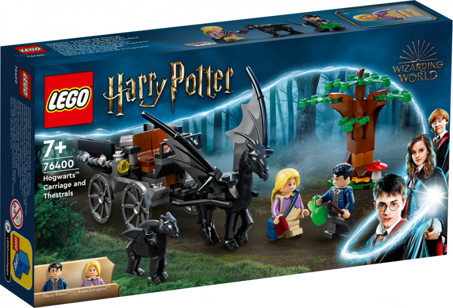 76400 LEGO® Harry Potter Cūkkārpas rati un testrāli , 7+ gadi, 2022. gada modelis