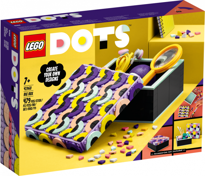 41960 LEGO® DOTS Большая коробка, 7+ лет,модель 2022 года